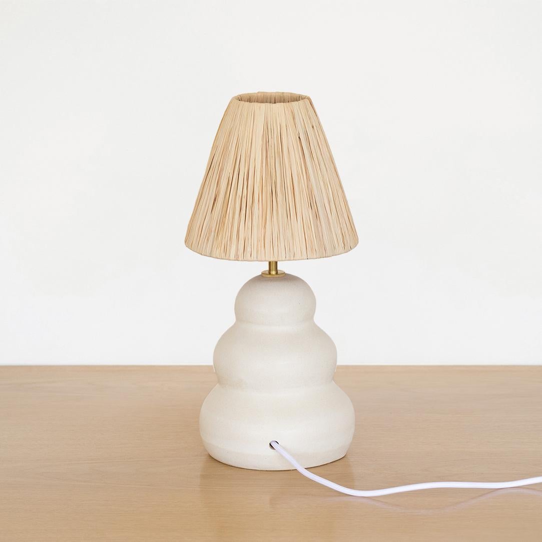 hannah ceramic wave lamp