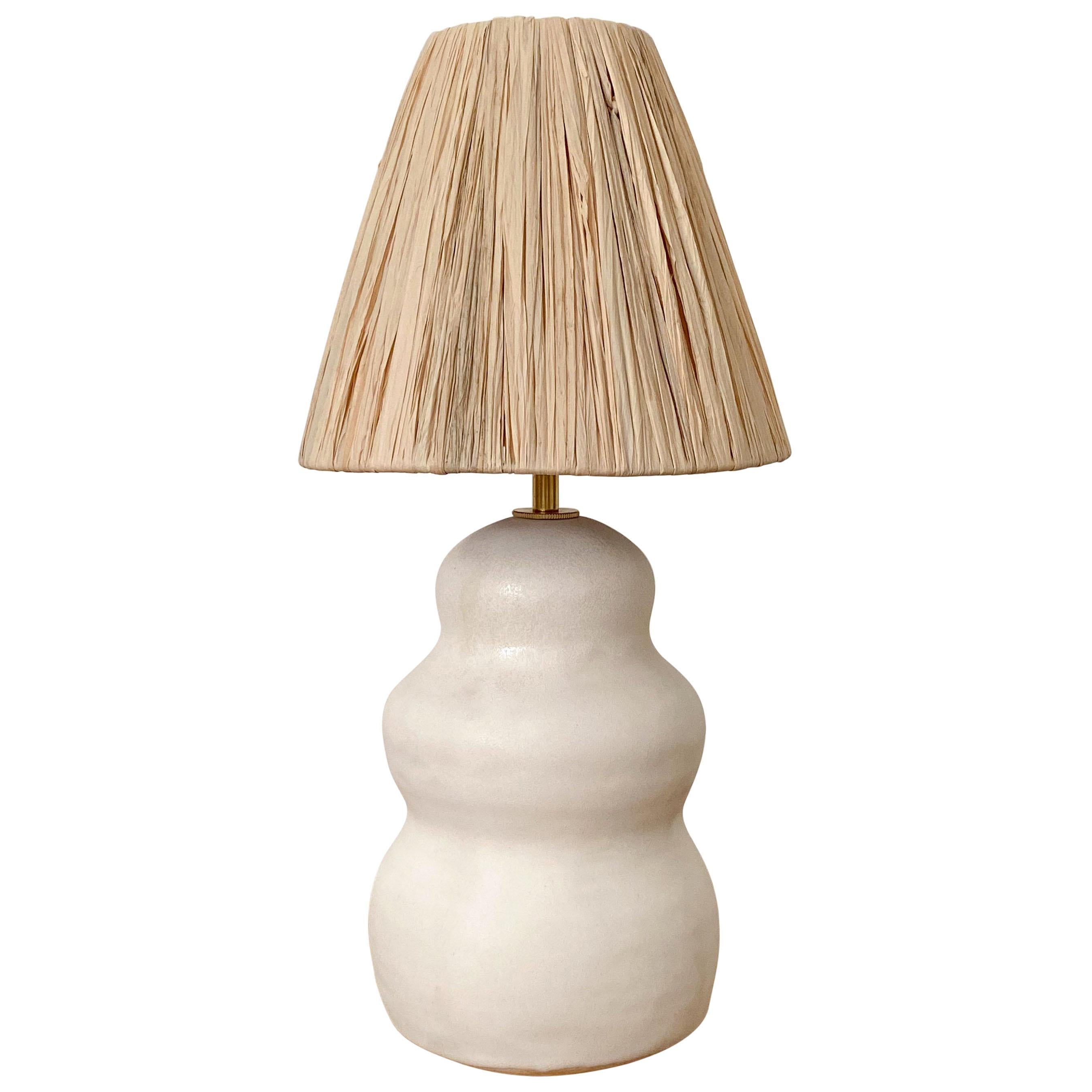 Large Ceramic Wave Lamp For Sale at 1stDibs