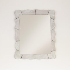 Specchio ondulato in ceramica, grande