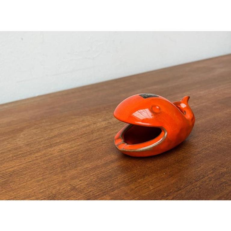 Ceramic Whale Figurine Ashtray from Ceramica D'Arte, Salerno, Italy, 1970s For Sale 6
