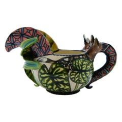 Ceramic Wild Dog Jug , hand made in South Africa