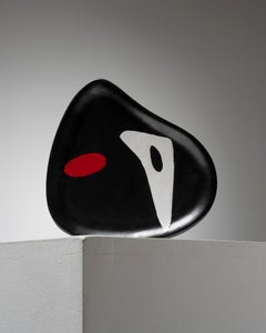 Ceramic with abstract decor by Orlando, 1960s