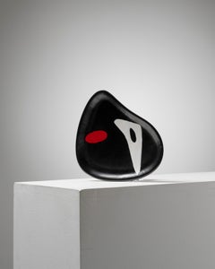 Ceramic with abstract decor by Orlando, 1960s