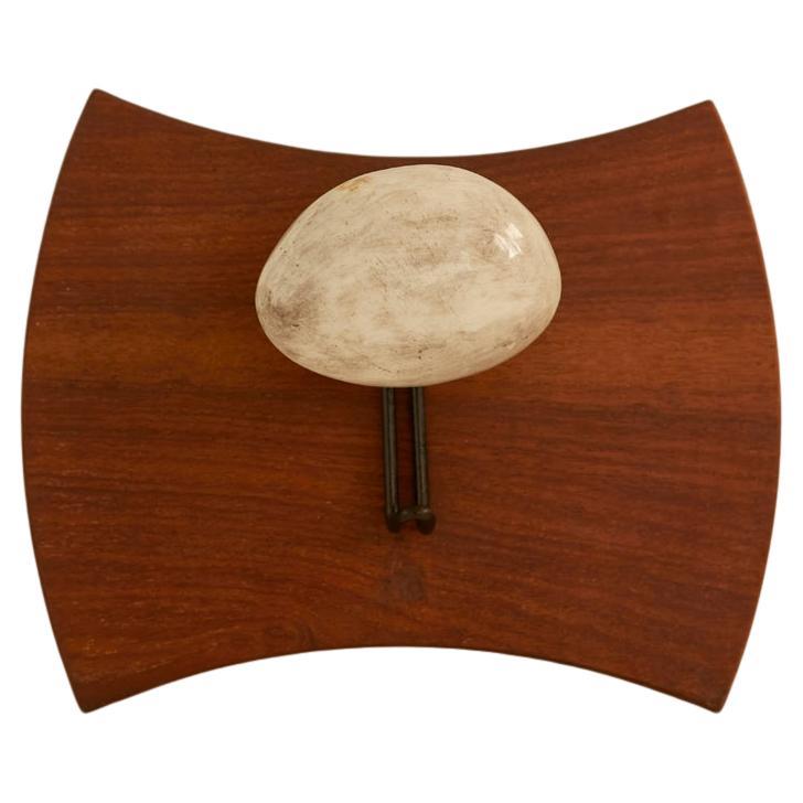 Ceramic & Wood Coat Racks
