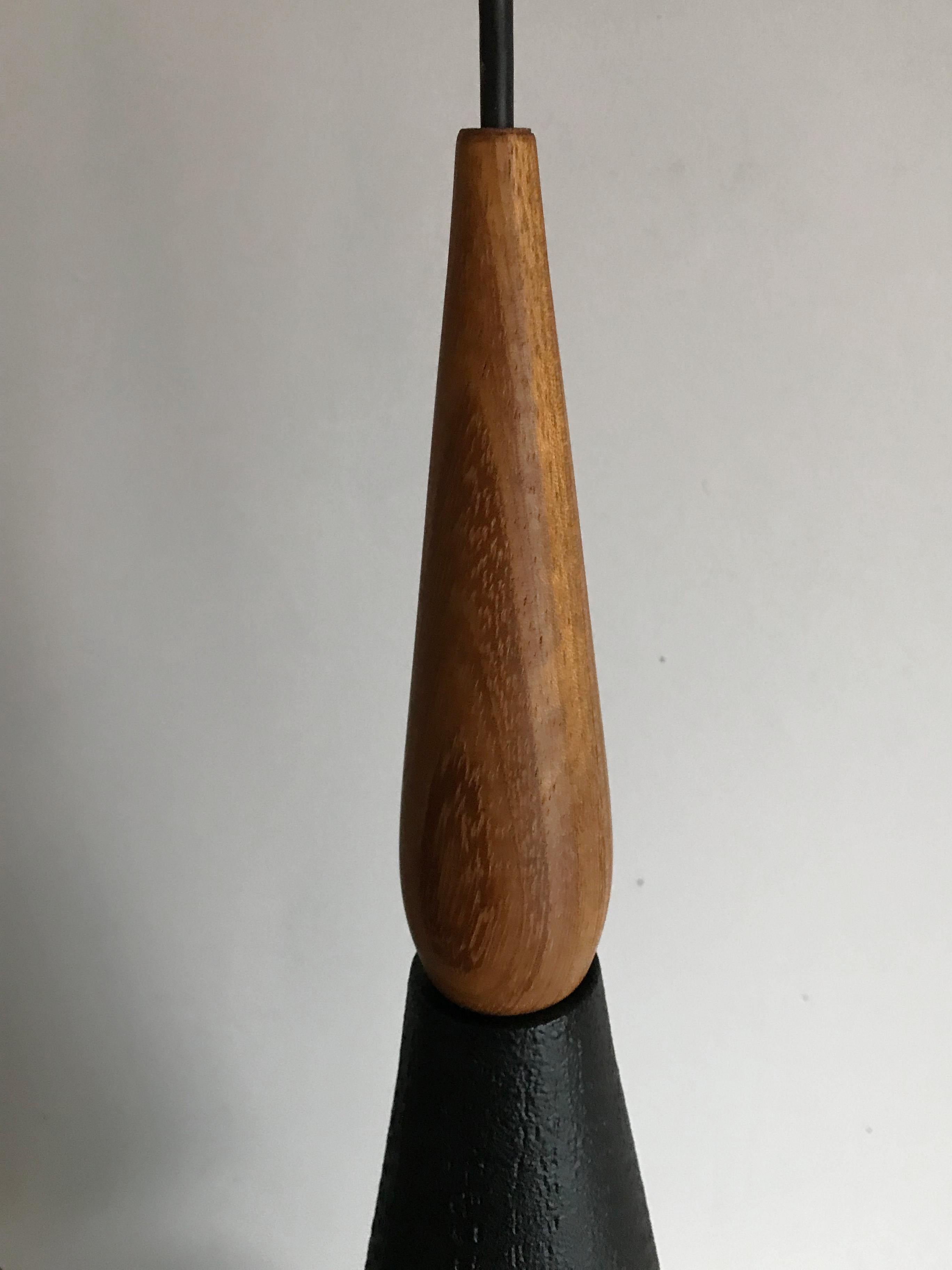 Ceramic Wood Pendant Lamps Set of Contemporary Modern Design, Capperidicasa 3
