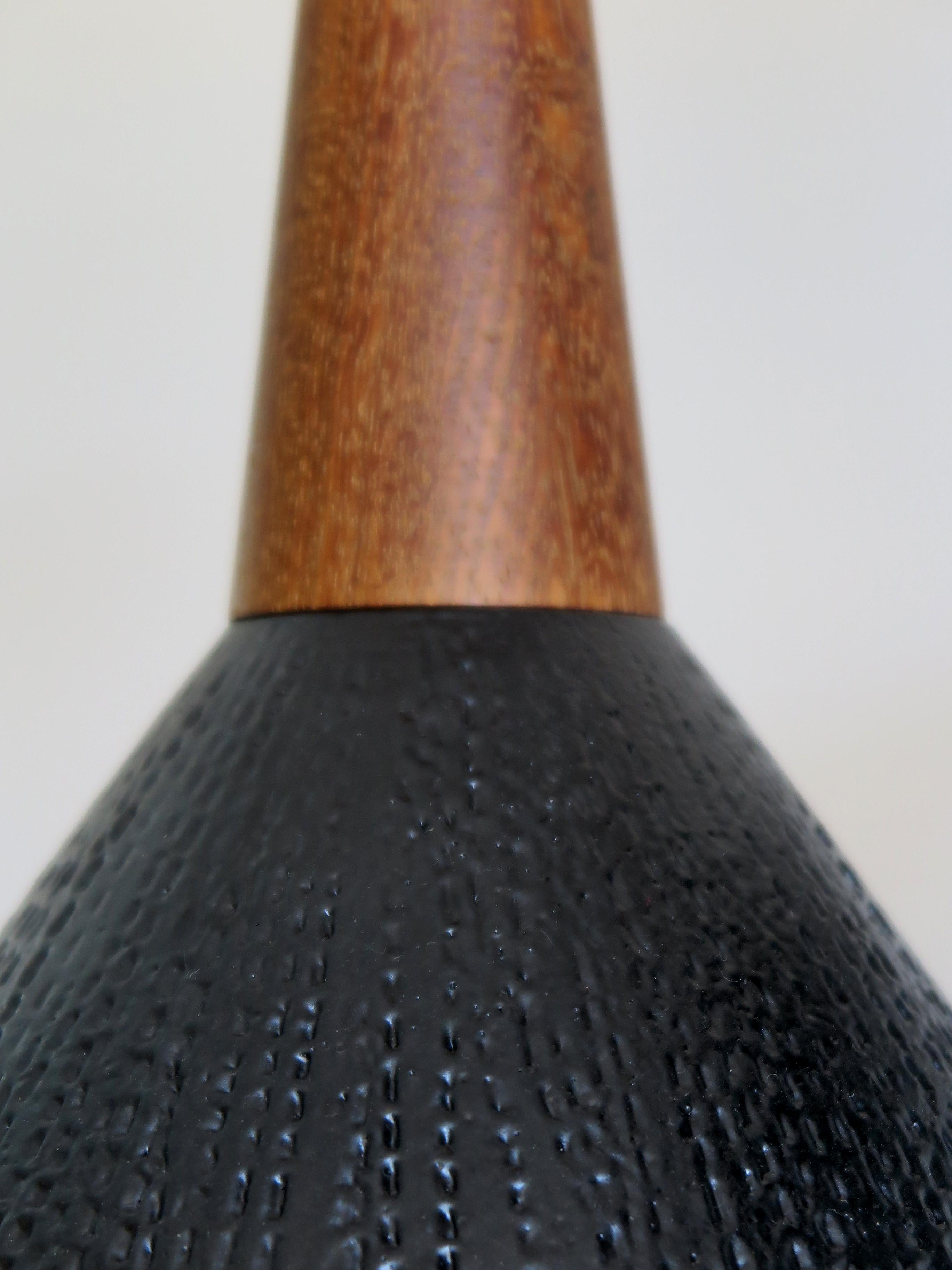 Ceramic Wood Pendant Lamps Set of Contemporary Modern Design, Capperidicasa For Sale 2