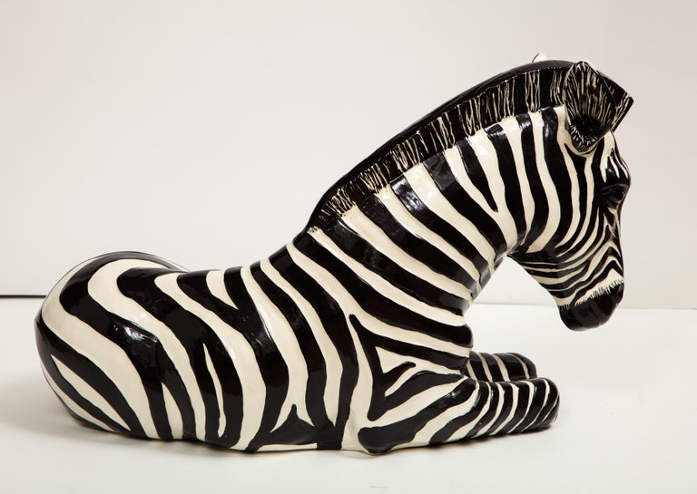Ceramic Zebra at 1stDibs zebra ceramic, zebra pottery, ceramic zebras