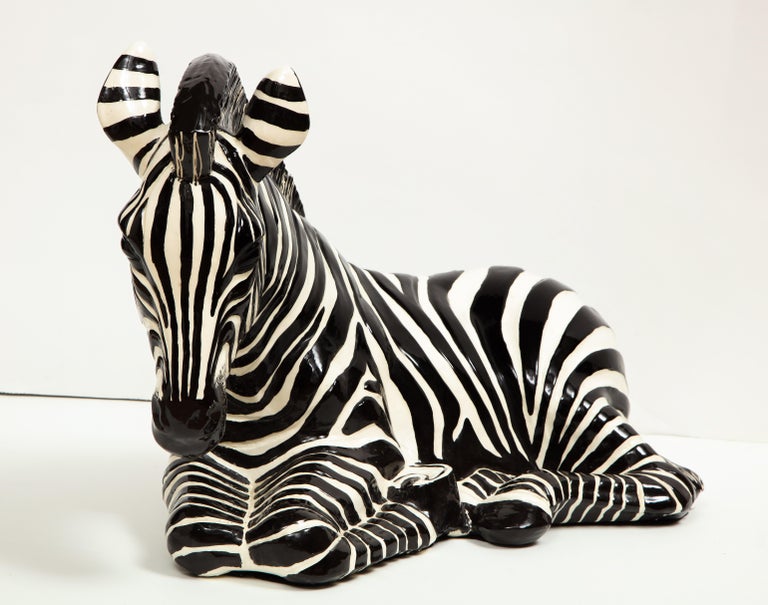 Ceramic Zebra at 1stDibs zebra ceramic, zebra pottery, ceramic zebras