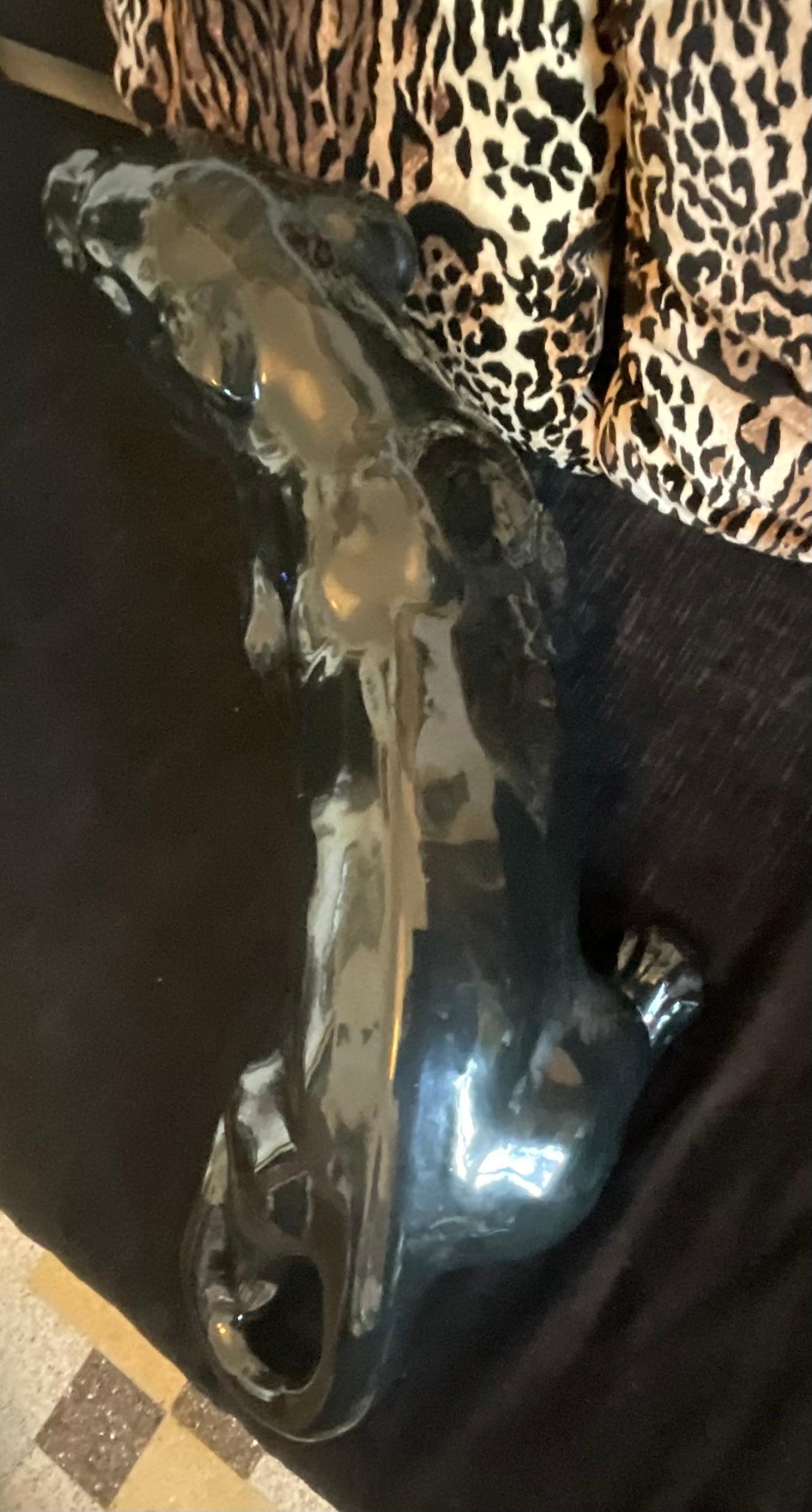 CERAMICA BASSANO - Schwarzer Panther - Hergestellt in ITALIEN 1960 im Angebot 8