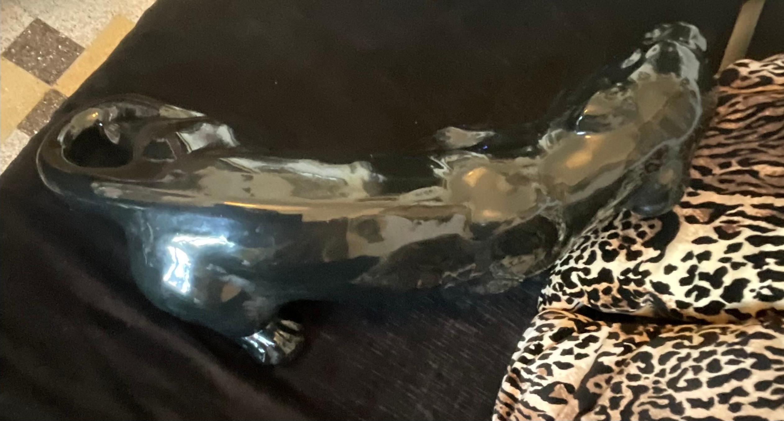 CERAMICA BASSANO - Schwarzer Panther - Hergestellt in ITALIEN 1960 im Angebot 1