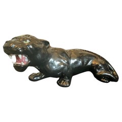 CERAMICA BASSANO - Pantera Negra - Made in ITALY 1960