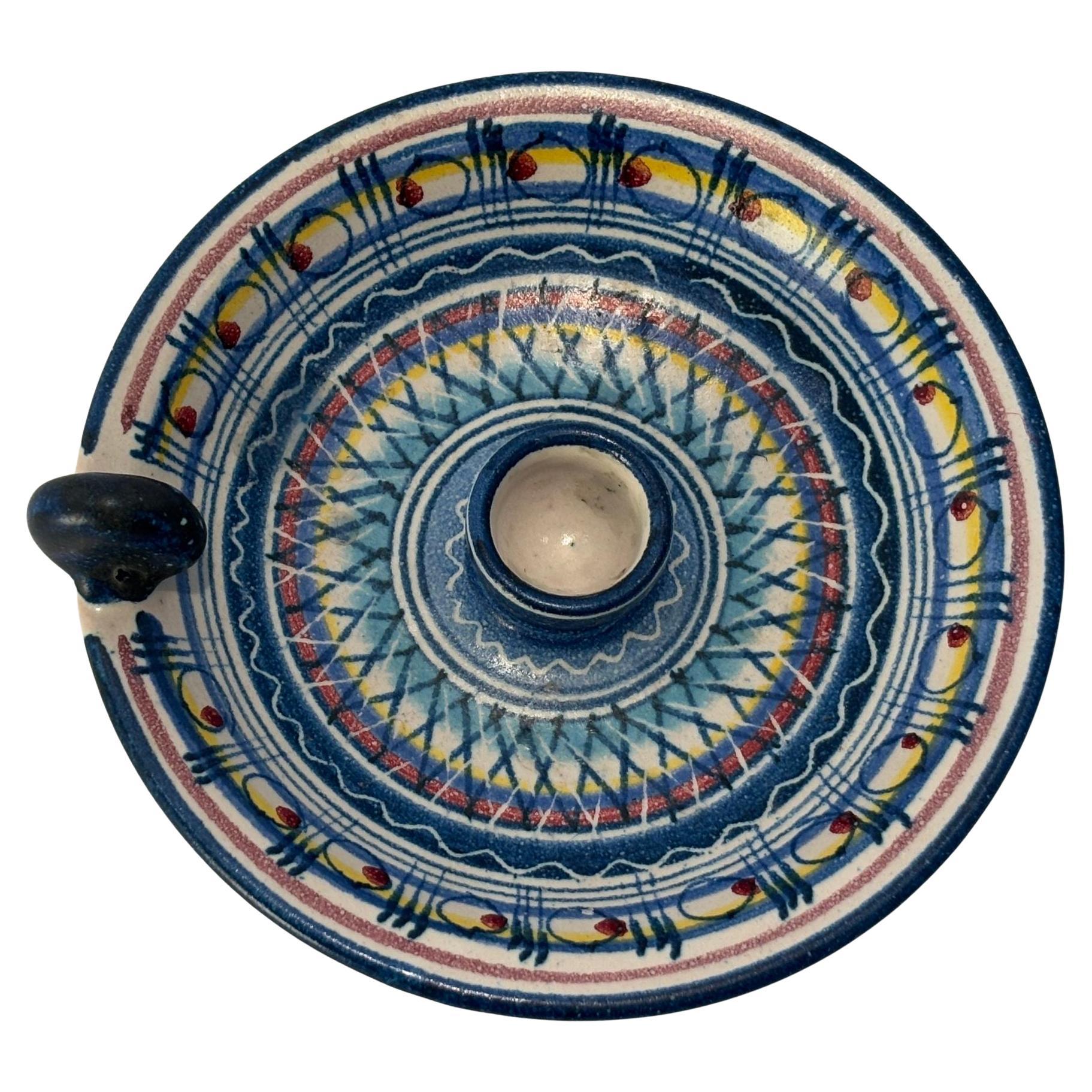 Ceramica D'Amore Bougeoir en poterie italienne Vietri