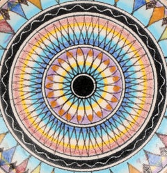 Ceramica D'Amore Vietri Mid-Century Italian Painted Pottery Plaque