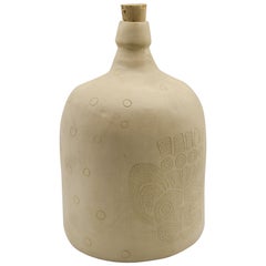 Ceramica Demijohn Bottle Mexican Mezcal Container
