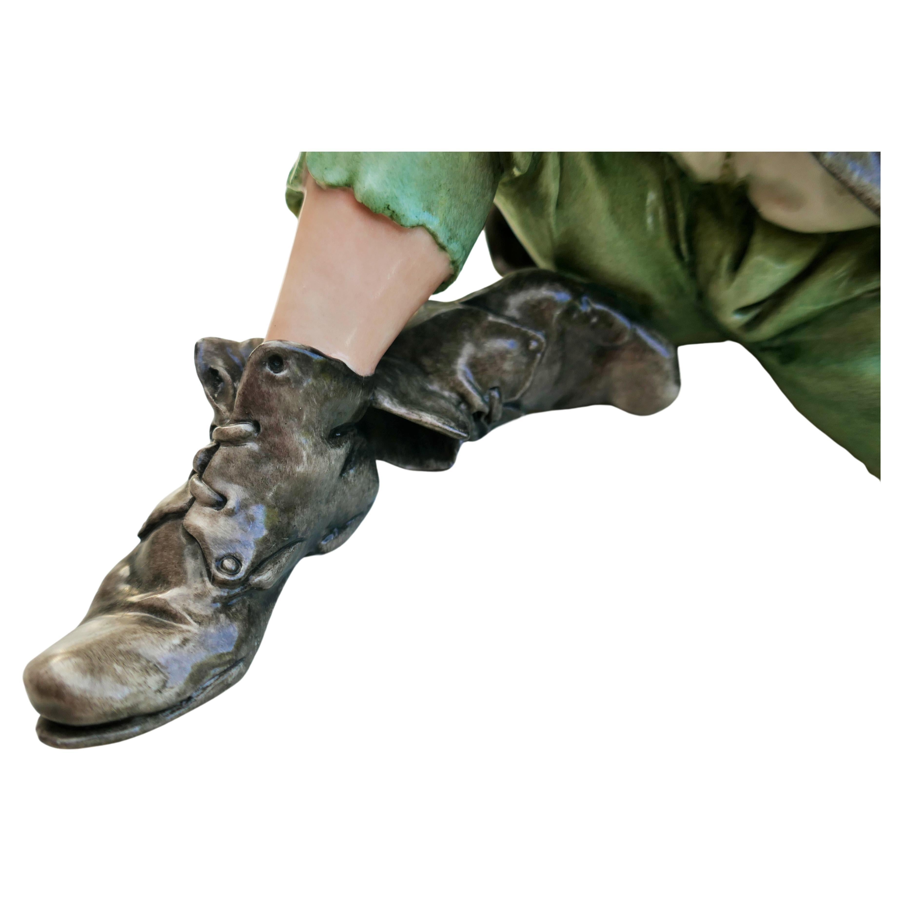 Italian Ceramica Giuseppe Cappe Gelle Capodimonte in vendita