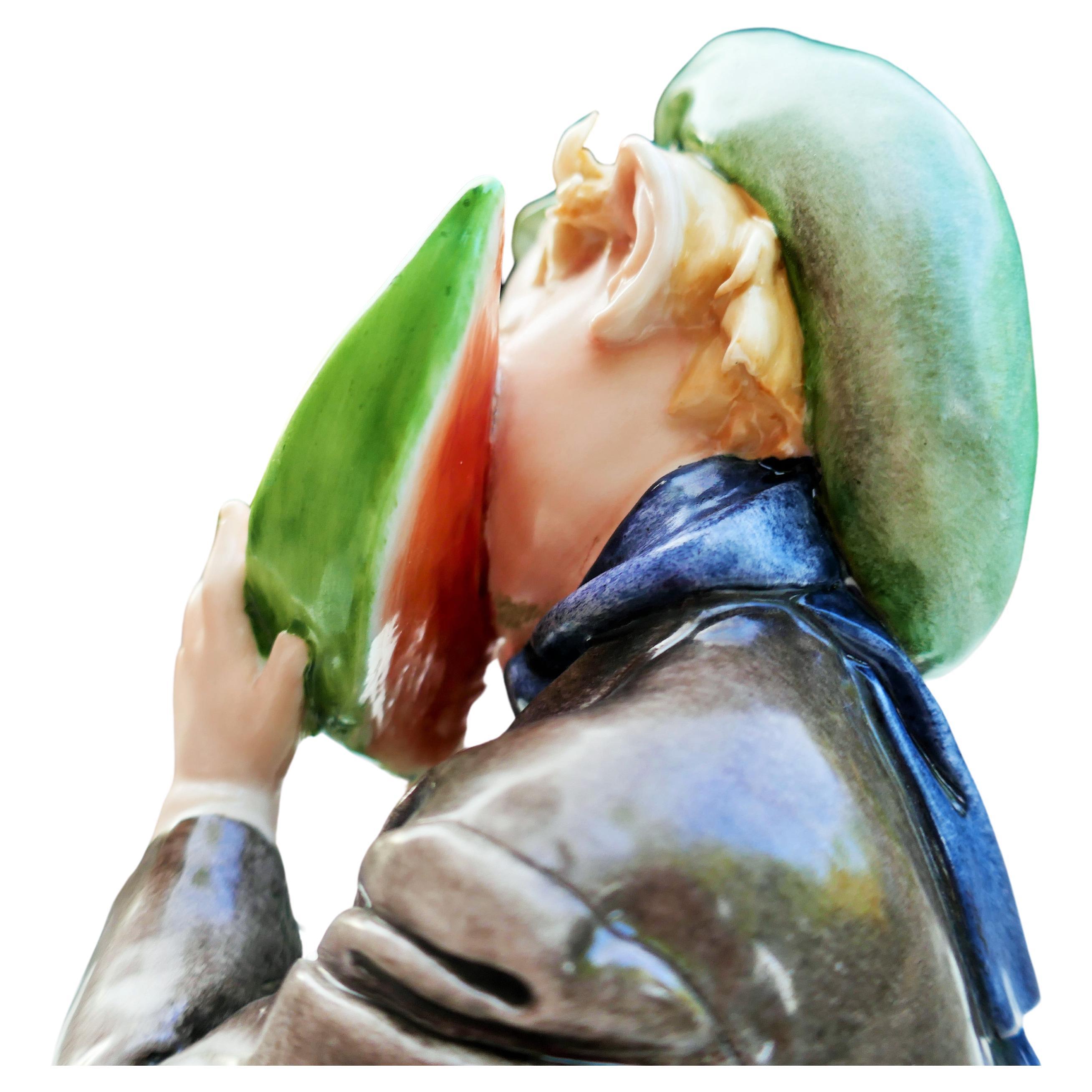 Mid-20th Century Ceramica Giuseppe Cappe Gelle Capodimonte in vendita