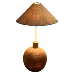 Ceramica Impruneta Terracotta Floor or Table Lamp 1960s