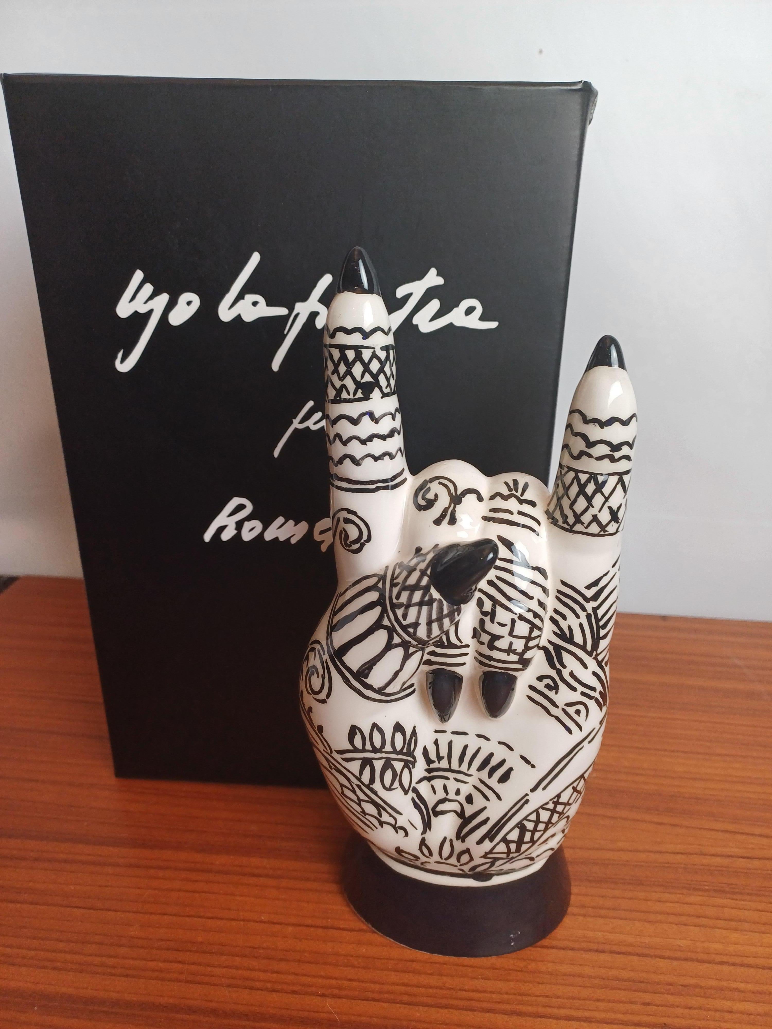 Ceramica Mani by Ugo La Pietra for Rometti In Good Condition For Sale In Torino, Piemonte