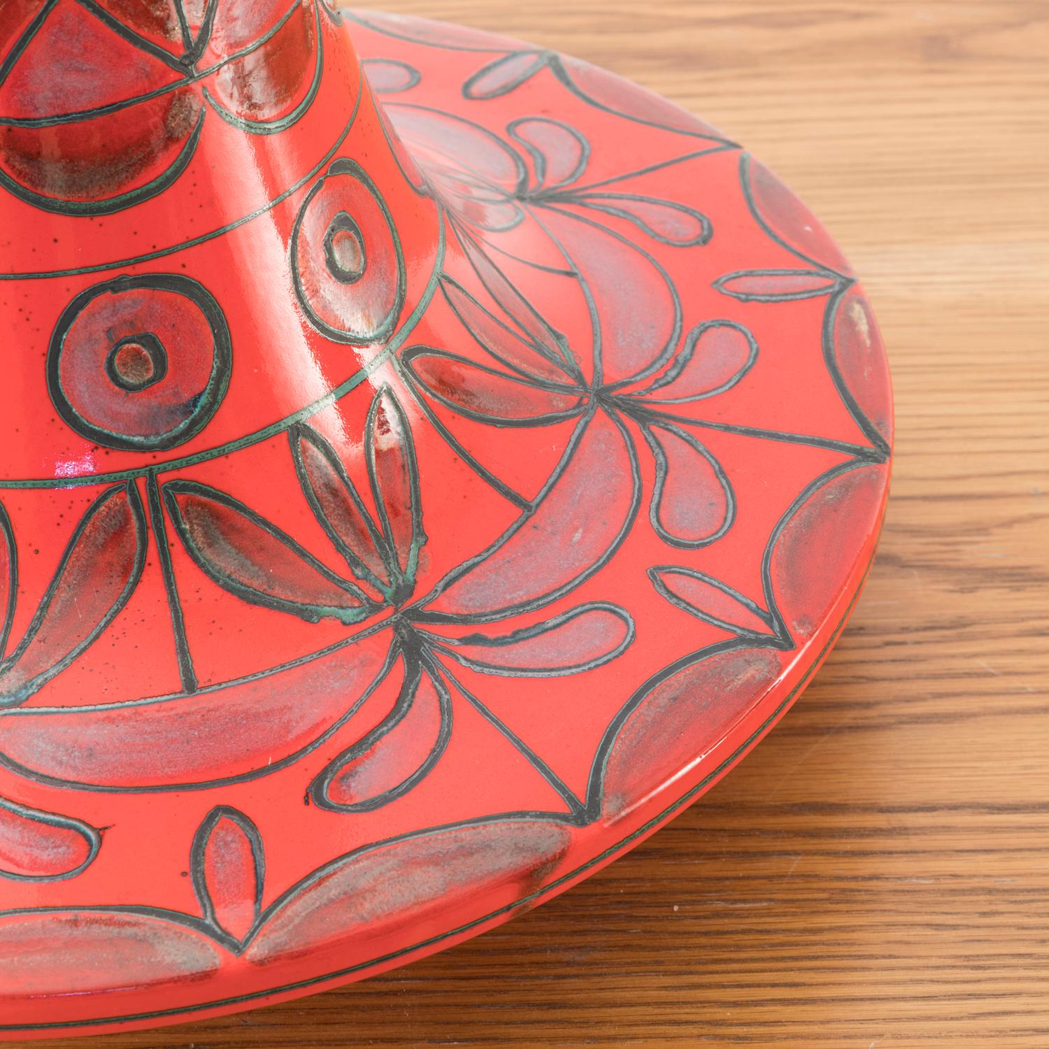 Mid-Century Modern Sculpture en céramique rouge, Pompeo Pianezzola pour Zanolli & Sebellin 1960 en vente