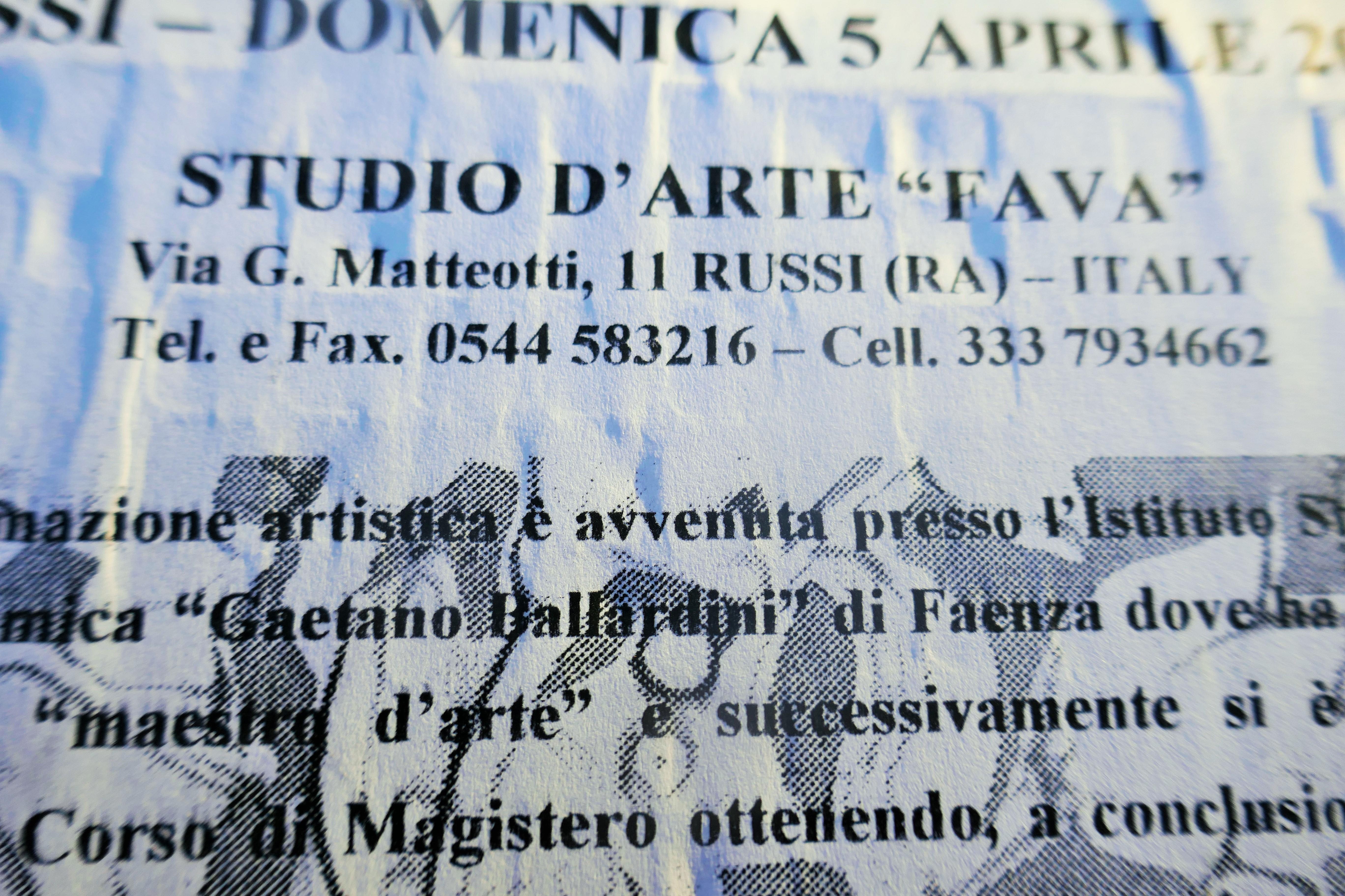 Studio d'art céramique Adriano Fava 78/500 - Galerie d'art moderne - AMP en vente 6