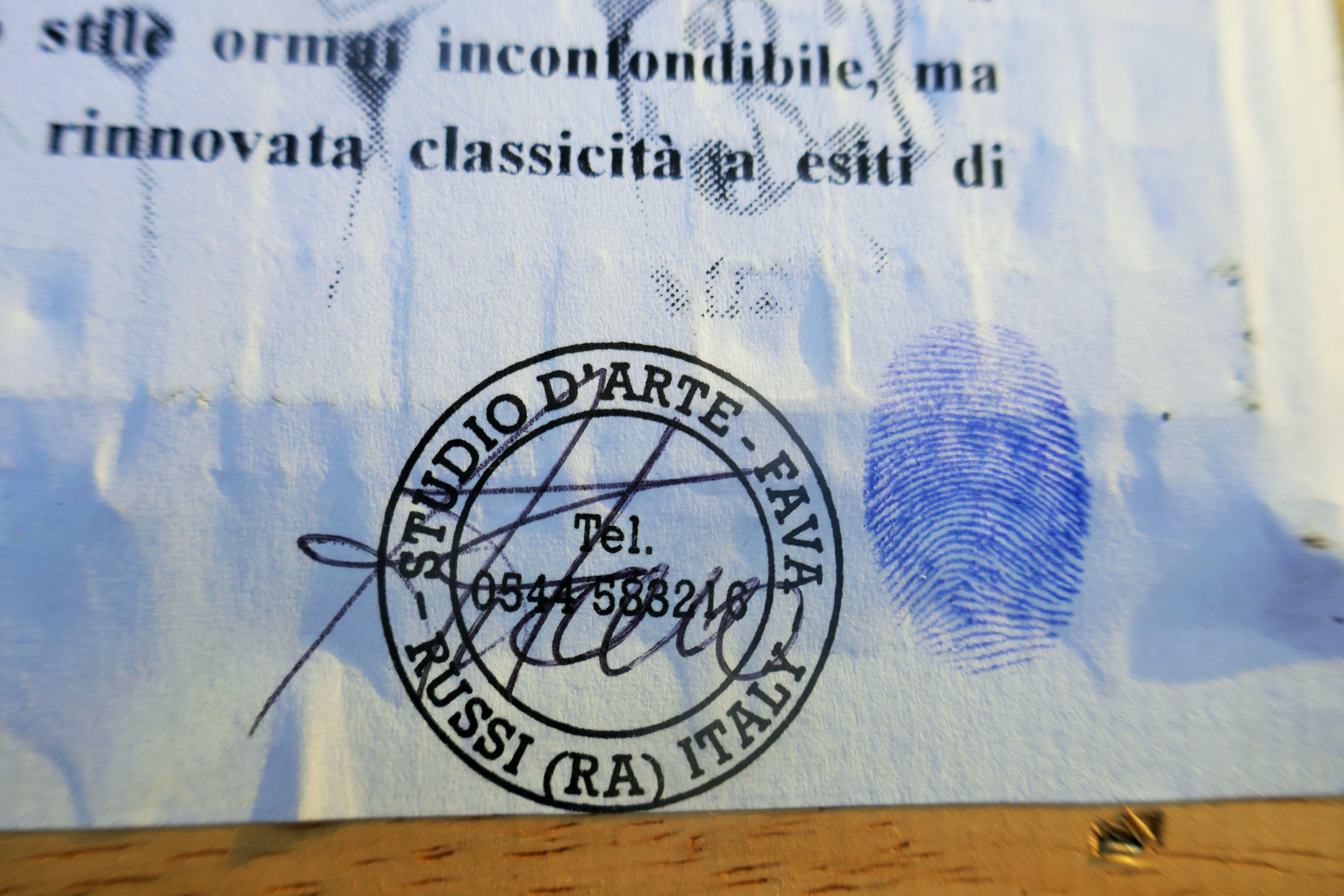 Studio d'art céramique Adriano Fava 78/500 - Galerie d'art moderne - AMP en vente 8