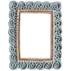 Ceramica Tassinari Large Ceramic Frame, Faenza, Italy, 1960s