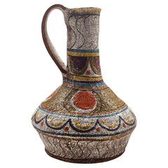 Ceramiche Artistiche Mamma Ro' Glasierte Terrakotta-Amphorenvase, Italien 1970er Jahre
