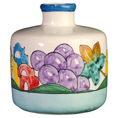 Vase à bourgeons en majolique Ceramiche Daedalus Vietri, Italie postmoderne
