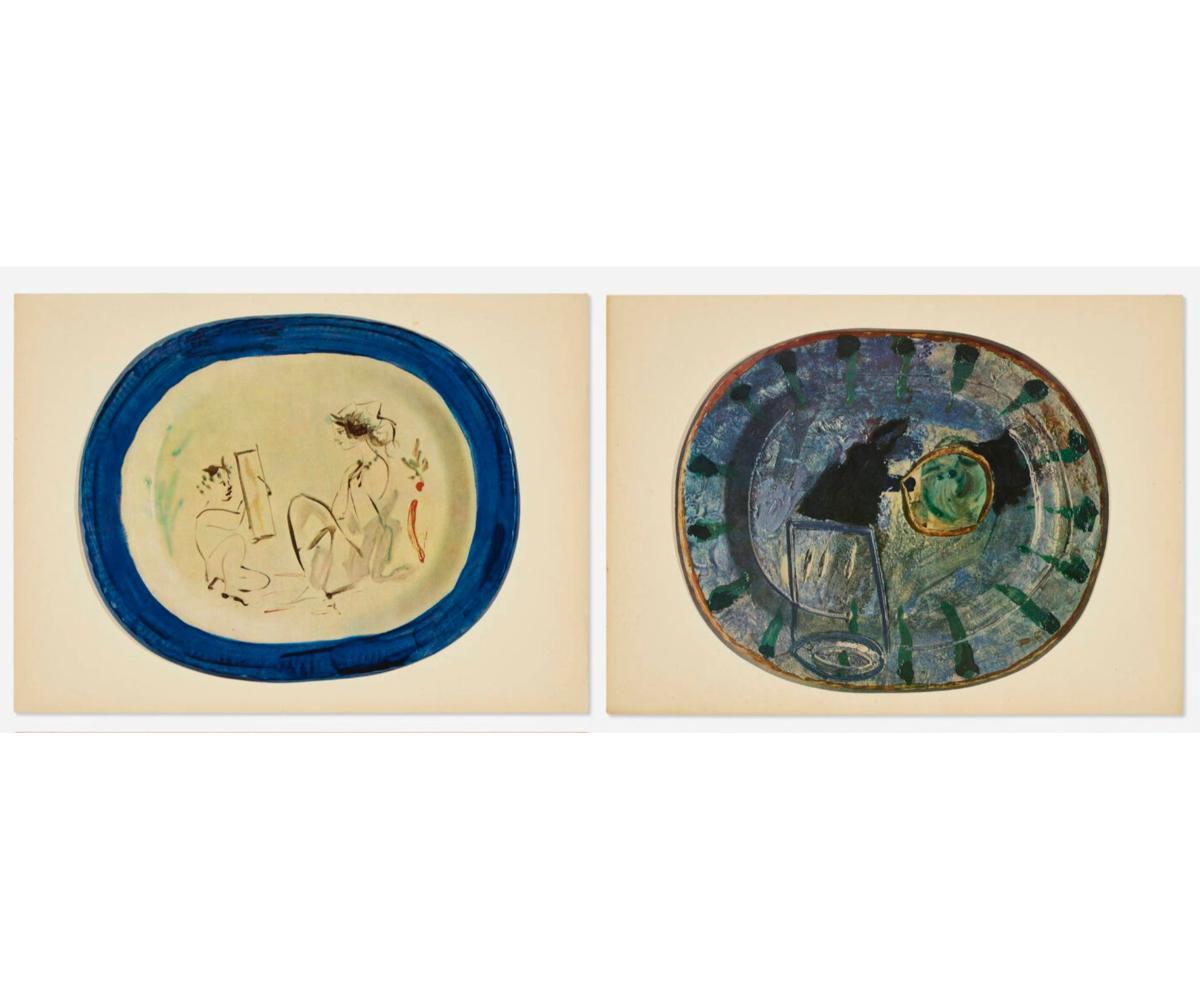 Ceramics by Picasso 1950 Portfolio Set of Sixteen 1