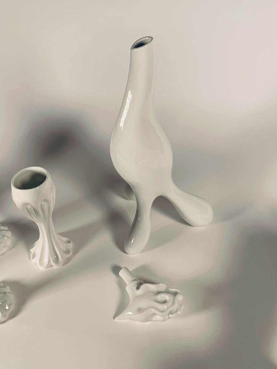 Keramik-Set von Bertozzi & Casoni für Imolarte (Emailliert) im Angebot