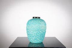 Céramique Louis Dage Decor Neige Émeraude, circa 1925