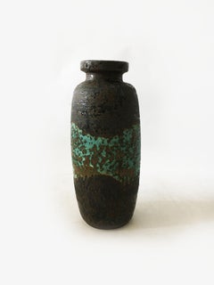Ceramos Sculptural Lava Textured Vintage Floor Vase, Austria, 1970s