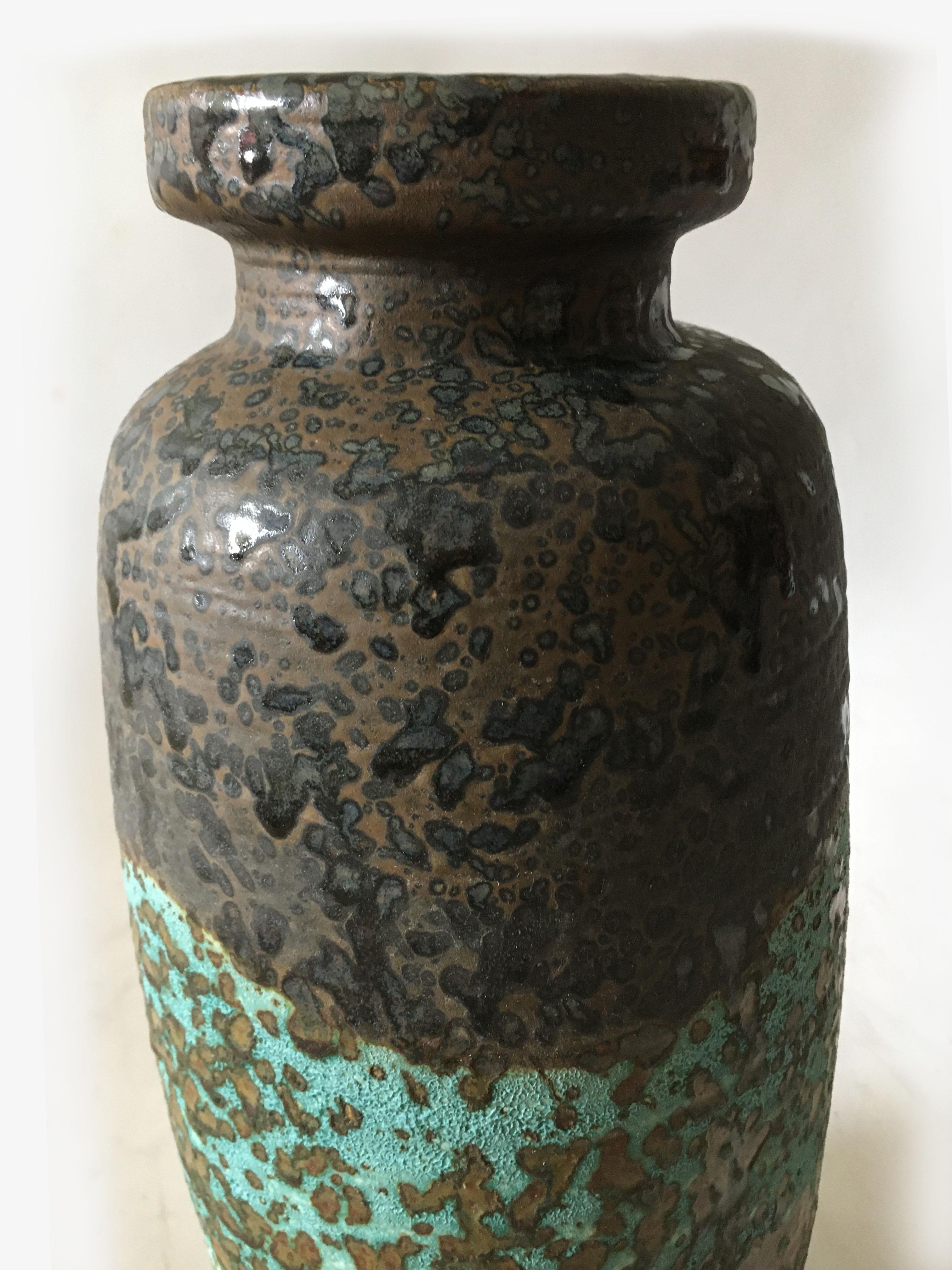 textured floor vase