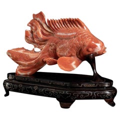 Cerasuolo Coral Carving, Japan, Late 20th Century