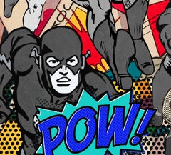 "Just what I've been looking for" 40x30 collage with resin