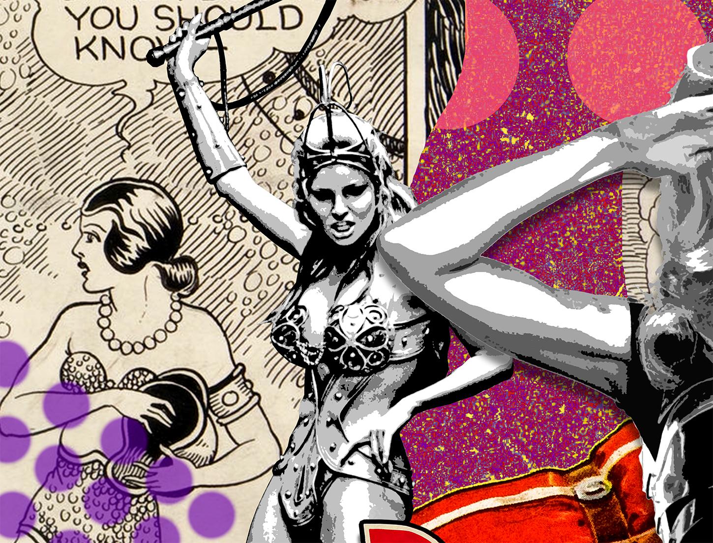 Questa nuova opera di Ceravolo combina immagini dei suoi dipinti pop art con immagini di fumetti d'epoca, dove Ceravolo ha aggiunto, in modo satirico, la sua musa gopher 