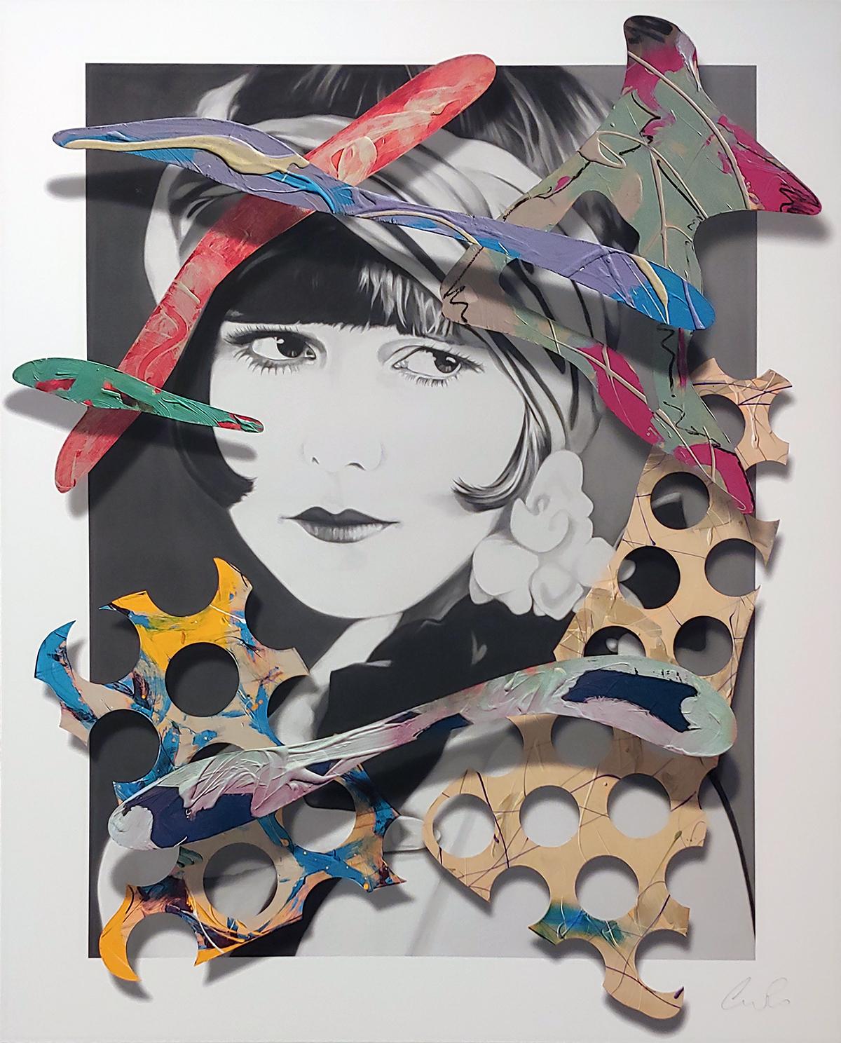 "La stella silenziosa"  46x38 su tela - Mixed Media Art di Ceravolo