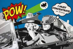 Batman and the Movie Star  Oil and acrylic on canvas 50x72"
