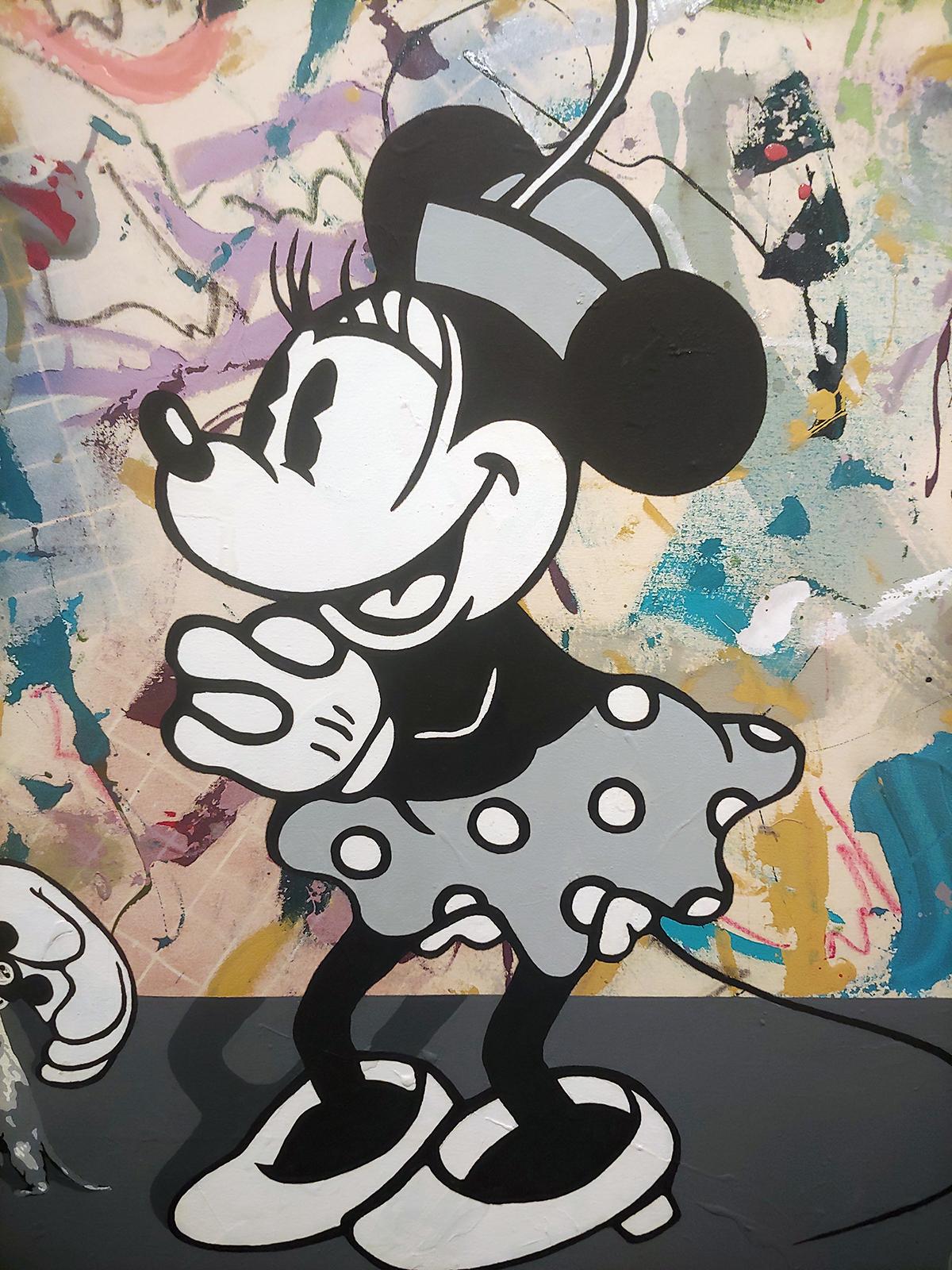 « Pouvez-nous le garder »  Mickey et Minnie et G  44x64