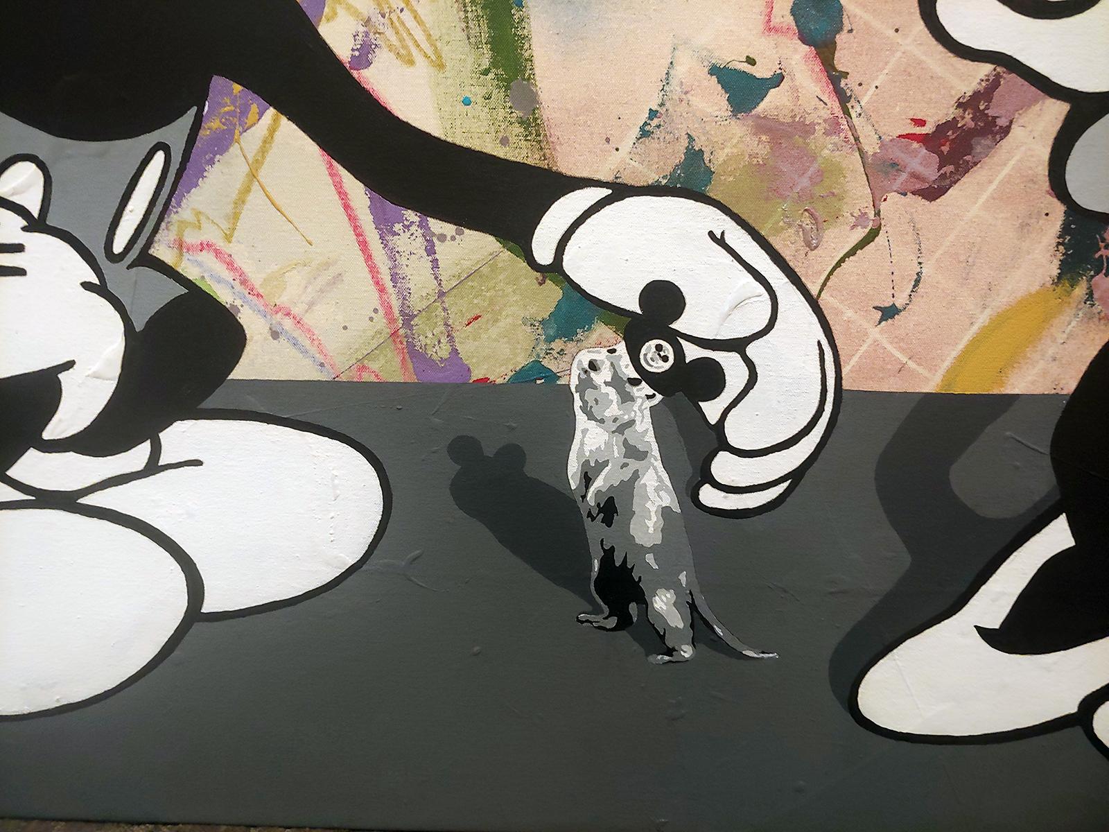 « Pouvez-nous le garder »  Mickey et Minnie et G  44x64