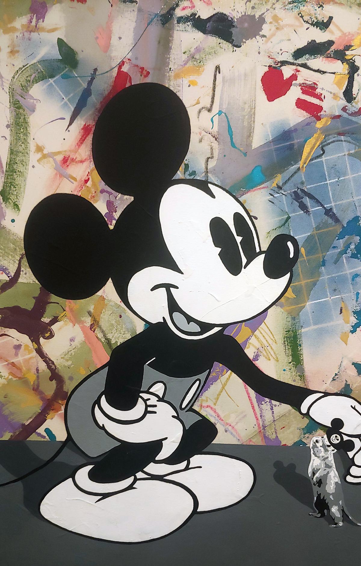 « Pouvez-nous le garder »  Mickey et Minnie et G  44x64