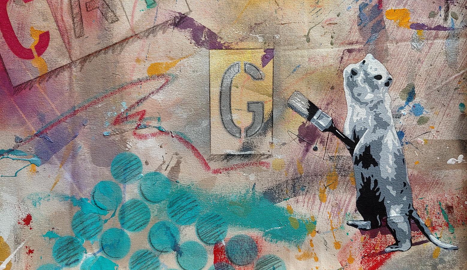 Esta pintura original al óleo y acrílica sobre lienzo sigue el mundialmente famoso estilo Urban Pop de Ceravolo, que ha cautivado a coleccionistas de Ceravolo como SIR ELTON JOHN, ROD STEWART, HUGH M. HEFNER, ALICE COOPER y el PRÍNCIPE JEFRI de