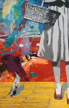 "Dorothy from OZ" Mixed Media Painting 41"x33"