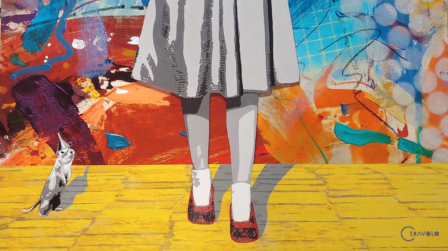 With private collectors like, Elton John, Rod Stewart, Pete Davidson, Grant Cardone and Hugh M. Hefner, Ceravolo's Large scale paintings have received international acclaim. His art, came to popular attention when he was commissioned to create 5