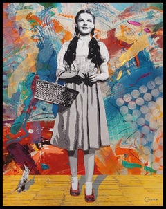 "Dorothy from OZ" Mixed Media Painting 41"x33"