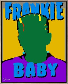 "Frankie Baby"  Frankenstein  Acrylic on canvas 62x50"  New Pop painting