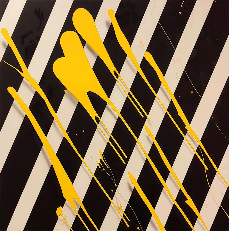 Ceravolo Hidden Marilyn Monroe W Yellow Splash Minimalism