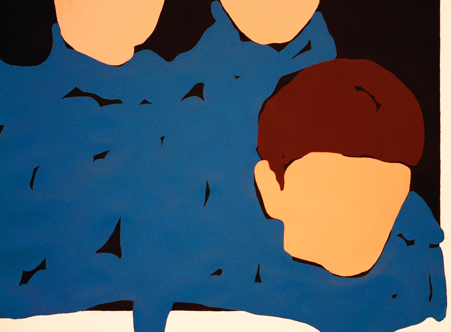 „Meet The BEATLES“  „New POP“, Gemälde in Acryl auf Leinwand  62x62