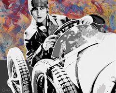 Fórmula 1 Racing Queen También conocida como "LA REINA BUGATTI" óleo sobre lienzo 48x62