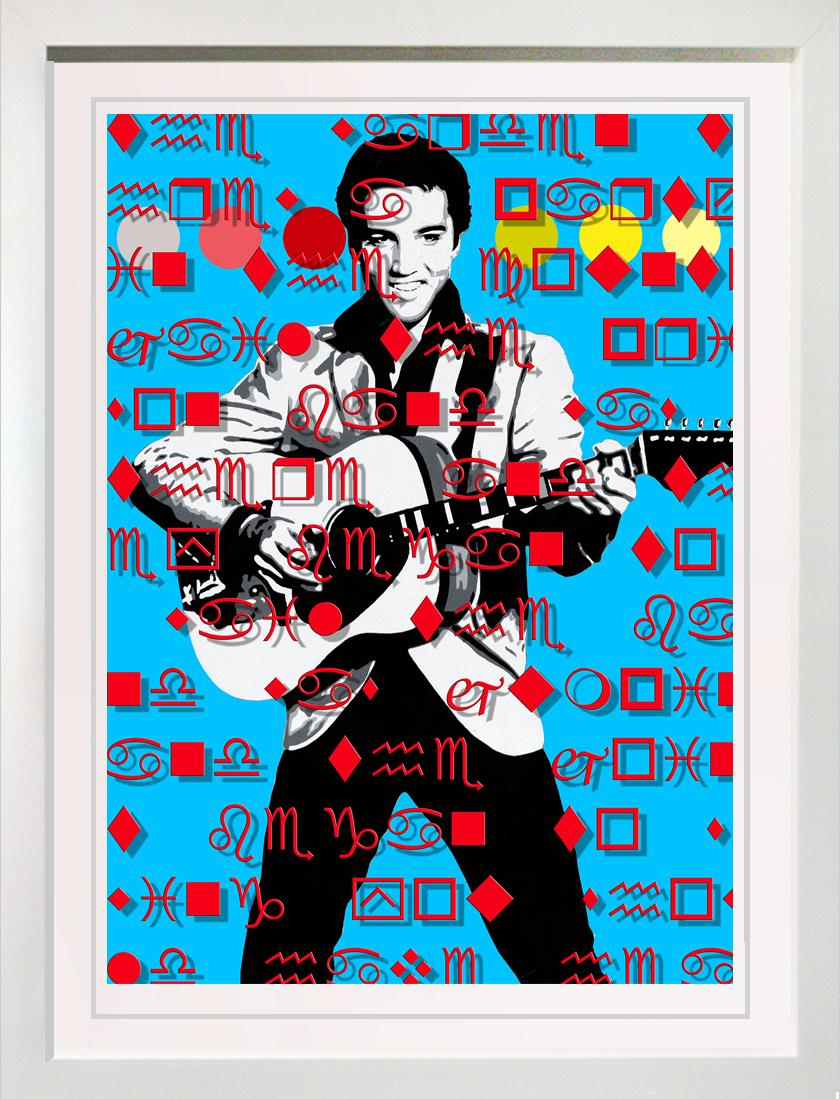 Ceravolo Figurative Print - Elvis Jailhouse Rock, 39x30" Framed very limited edition of only 10 this is 1/10